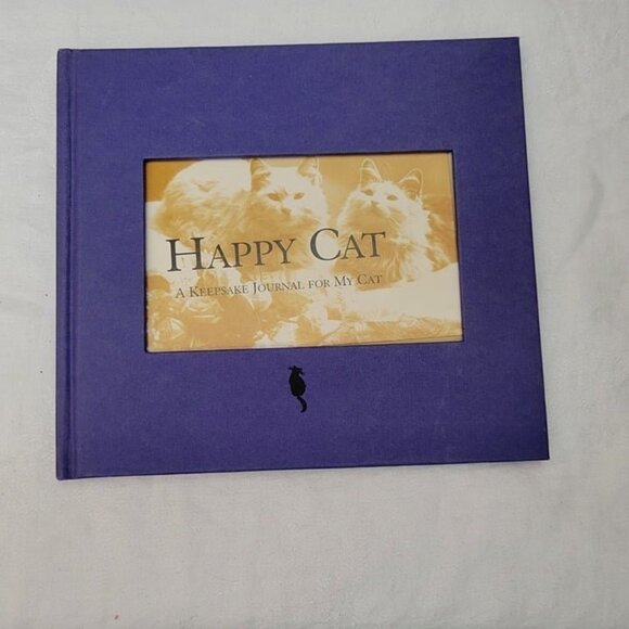 Happy Cat Keepsake Journal For My Cat Hardcover UNUSED scrapbooking book NWOT - Picture 1 of 6